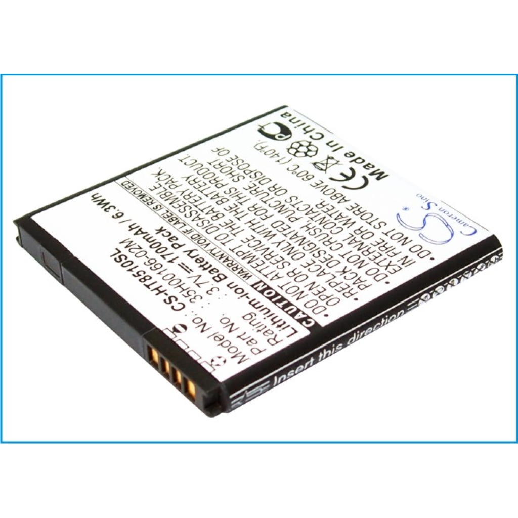 Batterie compatible avec HTC T-Mobile CS-HT8510SL