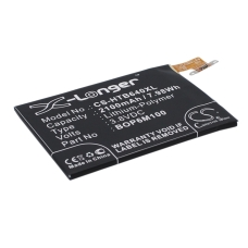 Compatible battery replacement for HTC 35H00216-00M,B0P6M100,BOP6M100