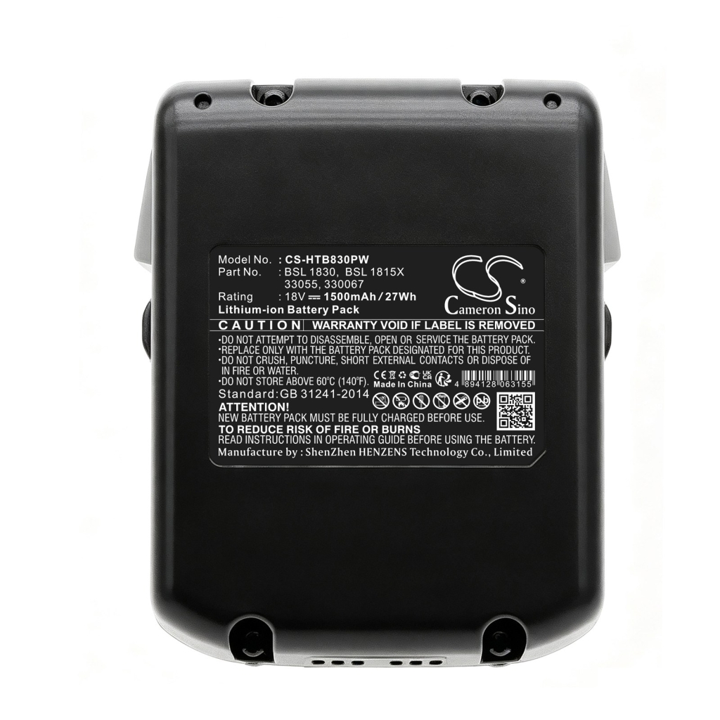 Batteries compatible avec Hitachi CR 18DSAL 18DSL 18DSLP4 CS-HTB830PW