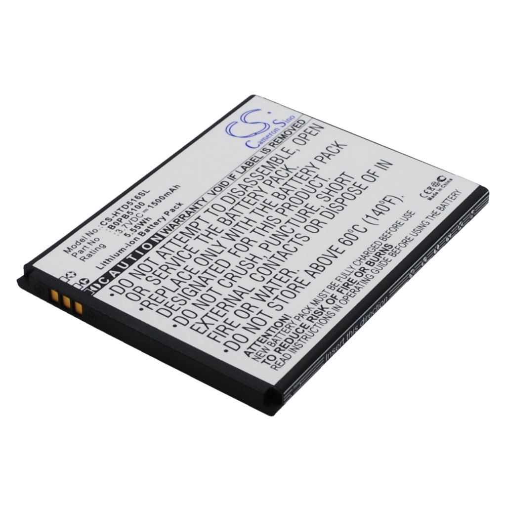 Batterie de téléphone portable HTC CS-HTD516SL