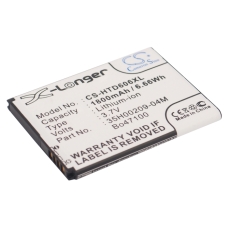 Remplacement de batterie compatible pour HTC 35H00209-04M,35H00209-25M,BO47100