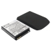 Cameron Sino CS-HTM4XL étiquette de spécifications de batterie avec capot arrière étendu plat noir: 3,7V 2400mAh Li-ion