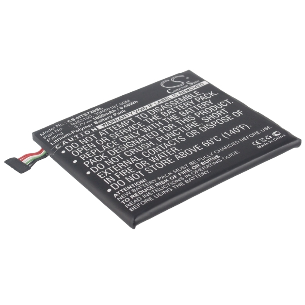 Batterie de téléphone portable HTC CS-HTS720SL