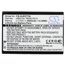 Remplacement de batterie compatible pour Huawei HB5F3H,HB5F3H-12,PB06LPZ10,PBD06LPZ10
