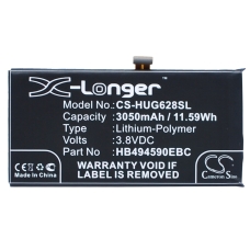 Remplacement de batterie compatible pour Huawei HB494590EBC,HB494590EBW