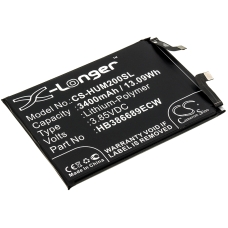 Remplacement de batterie compatible pour Huawei HB386689ECW