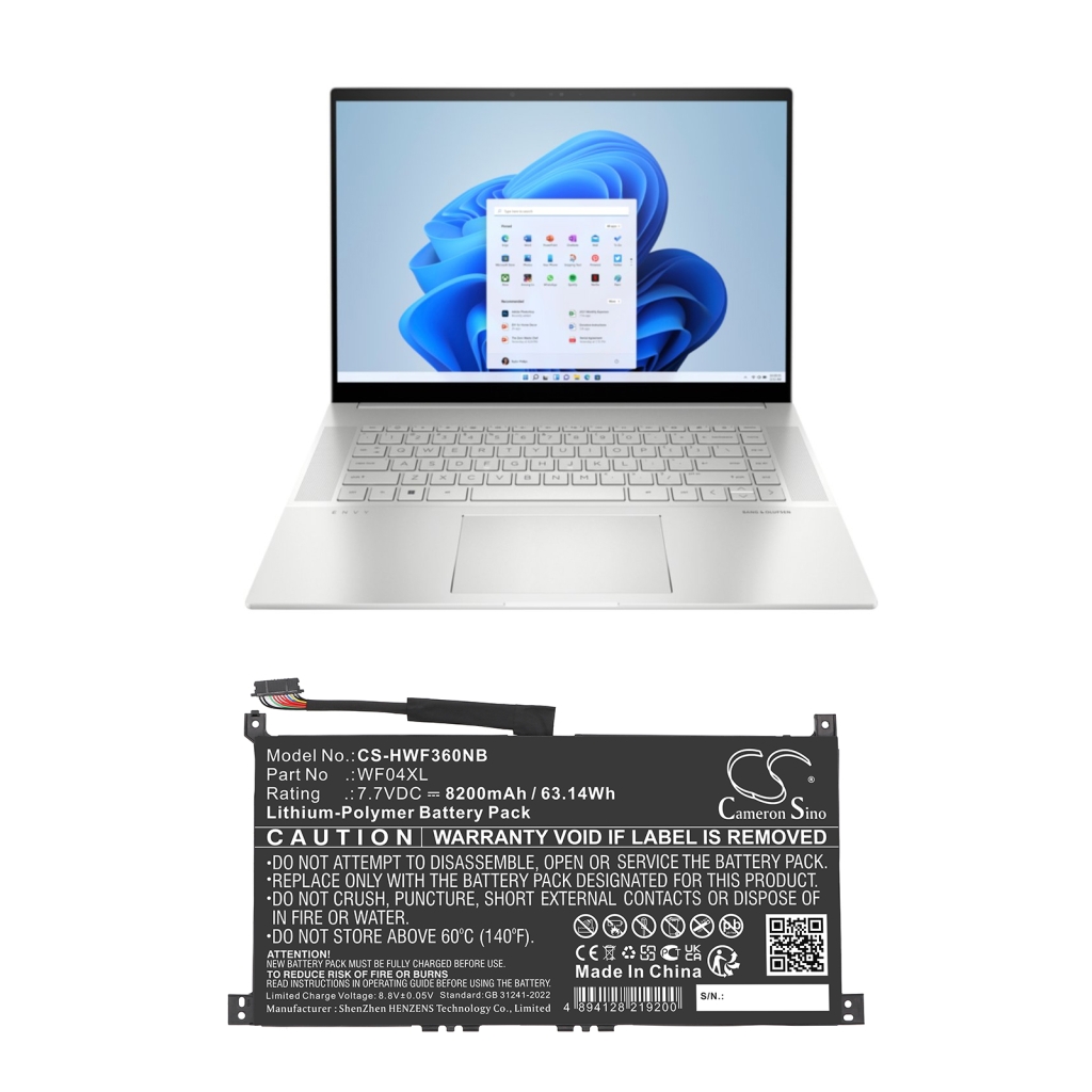 Batterie pour ordinateur portable HP CS-HWF360NB