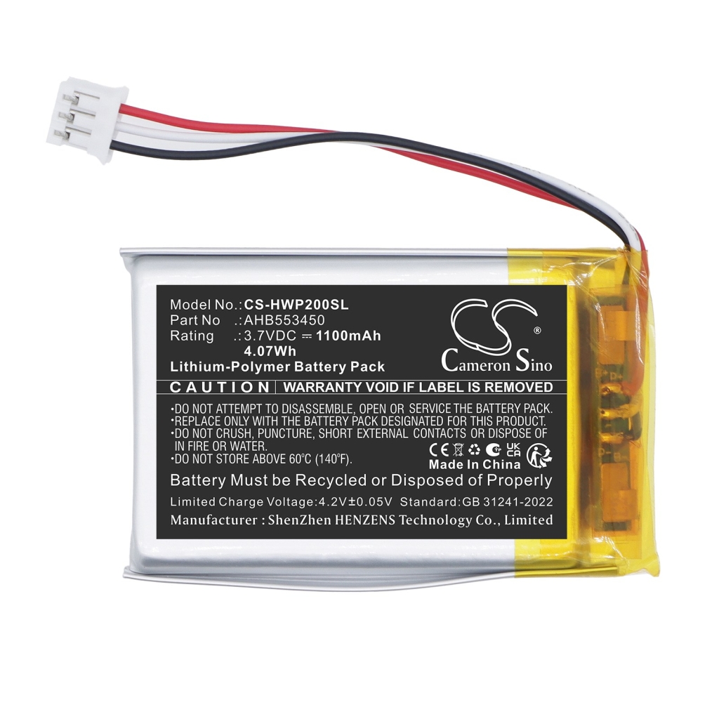 Batteries compatible avec Hayward AQL2-POD2 AquaPod Wireless Remote Control CS-HWP200SL