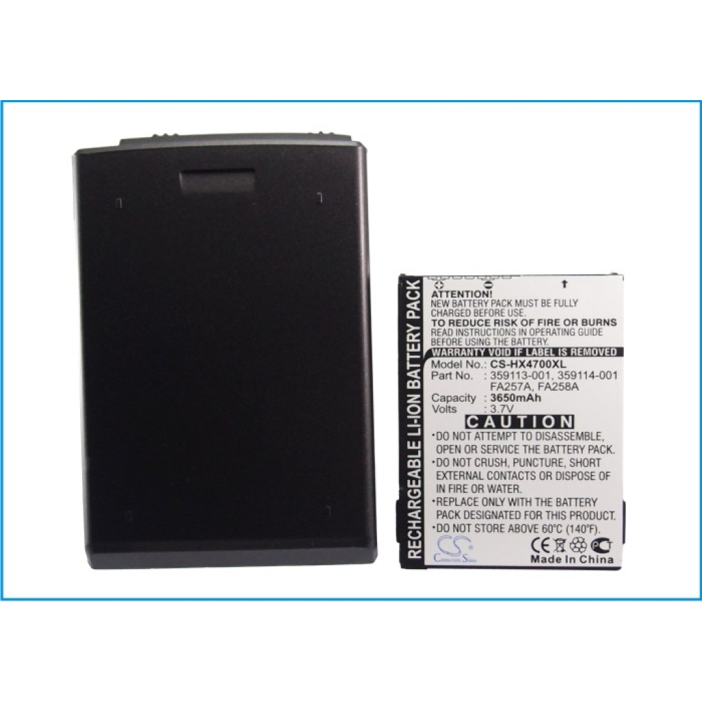 Batterie compatible avec HP CS-HX4700XL