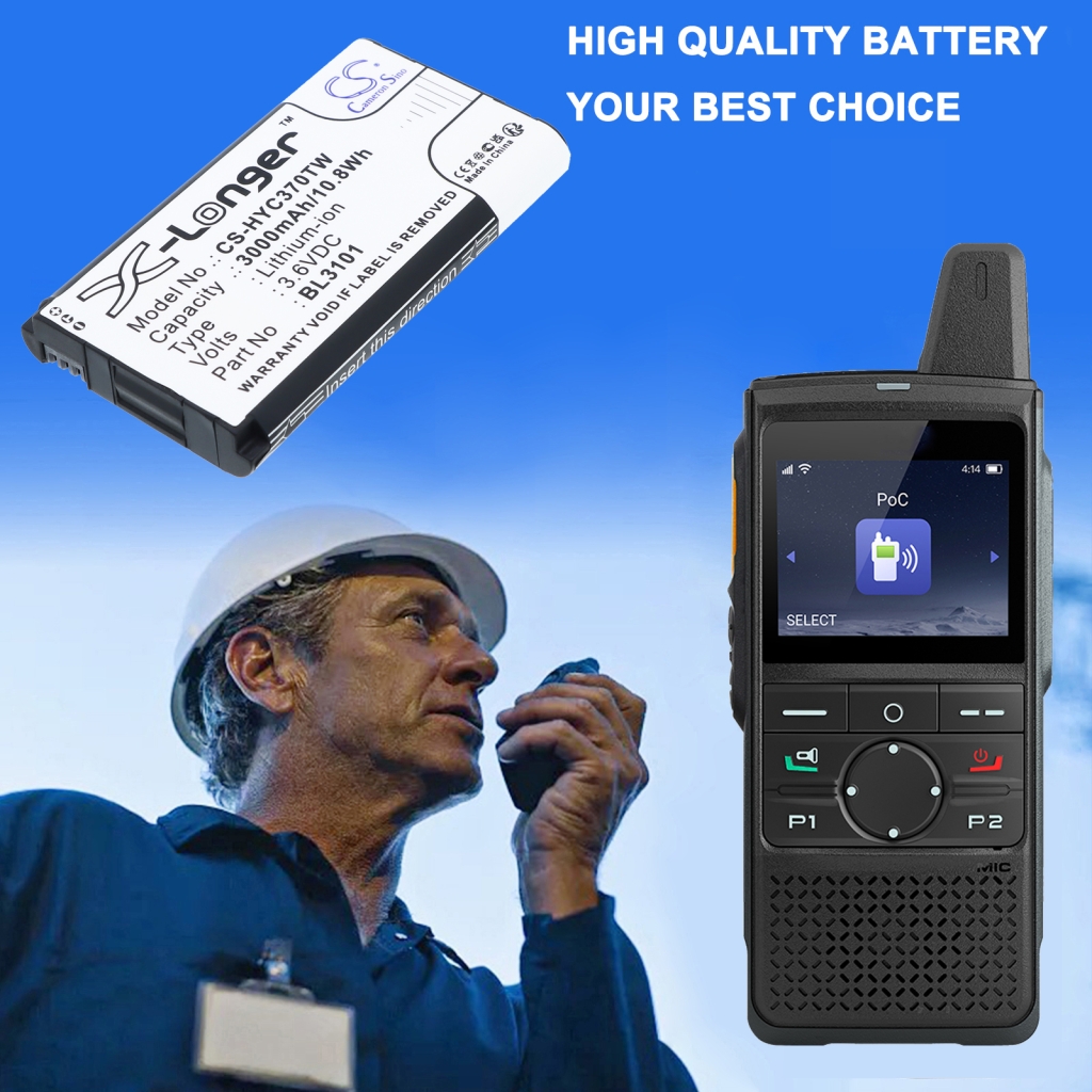 Batterie compatible avec Hytera CS-HYC370TW