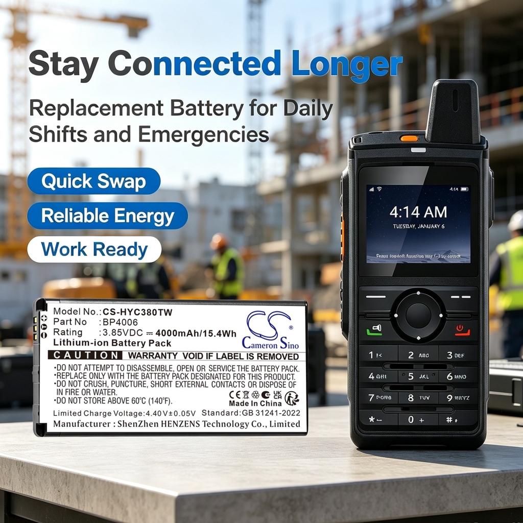 Batterie compatible avec Hytera CS-HYC380TW