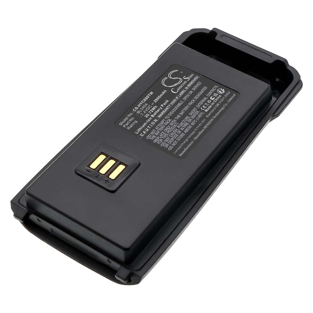 Compatible battery replacement for Hytera BL2404