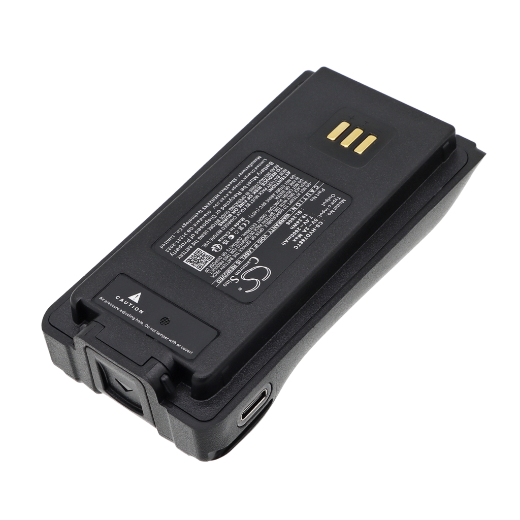 Batterie compatible avec HYT Harris Hytera CS-HYD788TC