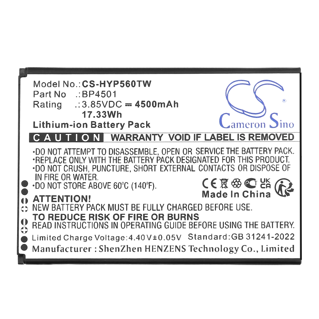Batterie radio bidirectionnelle Hytera CS-HYP560TW