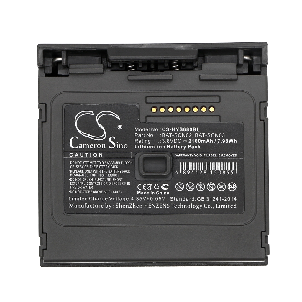 Code à barres, Scanner Batterie du scanner Honeywell CS-HYS680BL