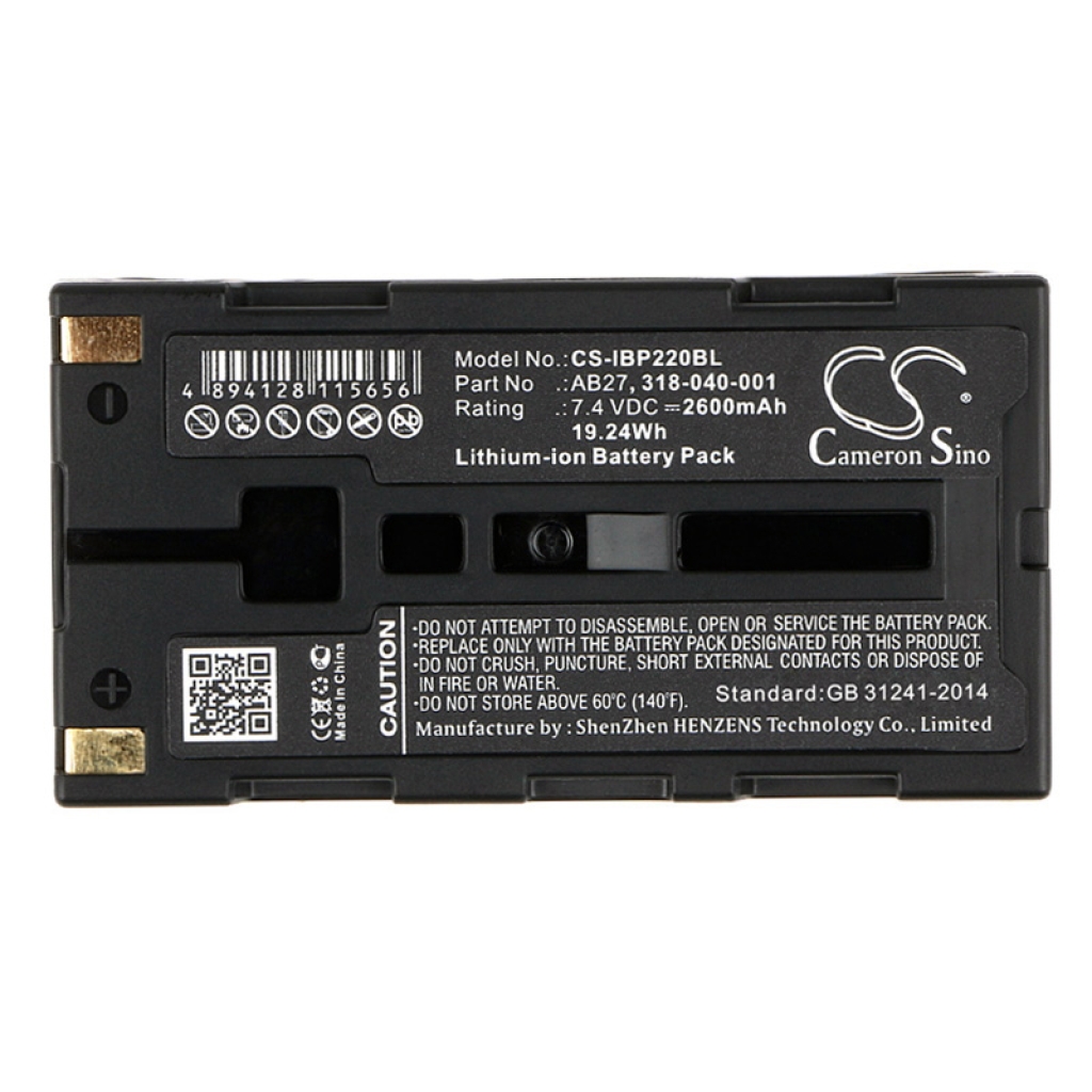 Code à barres, Scanner Batterie du scanner Intermec CS-IBP220BL