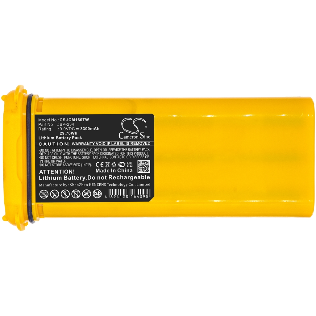 Batterie radio bidirectionnelle Icom CS-ICM160TW