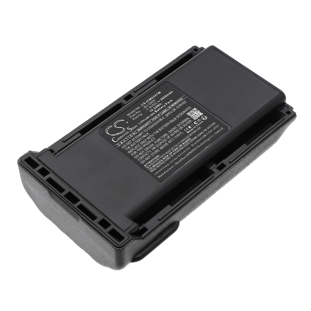 Batterie radio bidirectionnelle Icom CS-ICM234TW