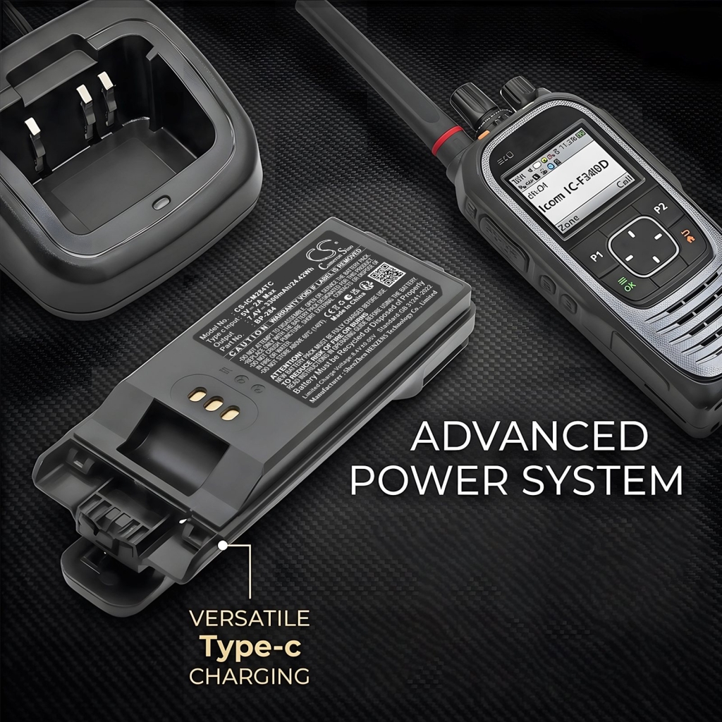 Batterie compatible avec Icom CS-ICM284TC