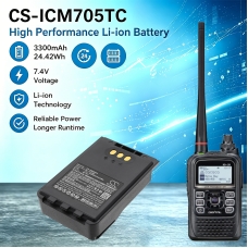 Remplacement de batterie compatible pour Icom BP-307