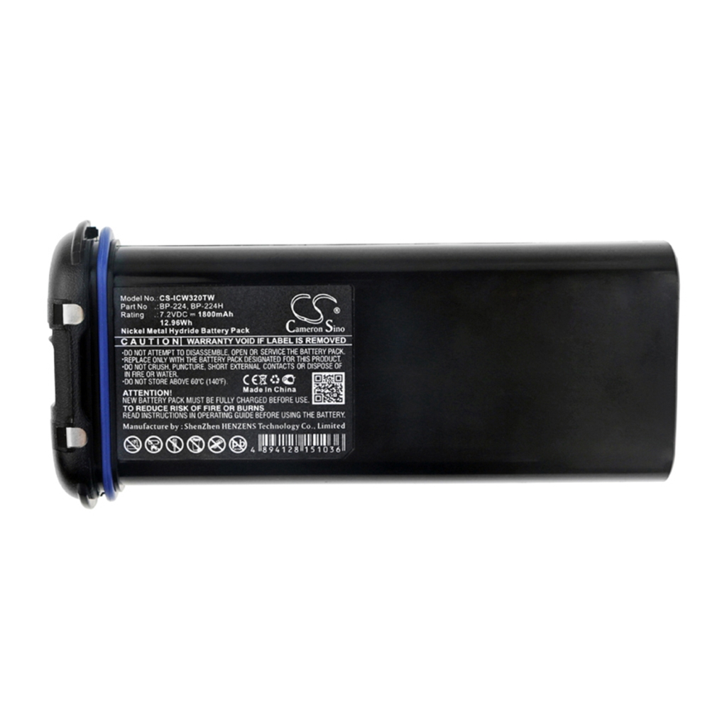 Batterie radio bidirectionnelle Icom CS-ICW320TW
