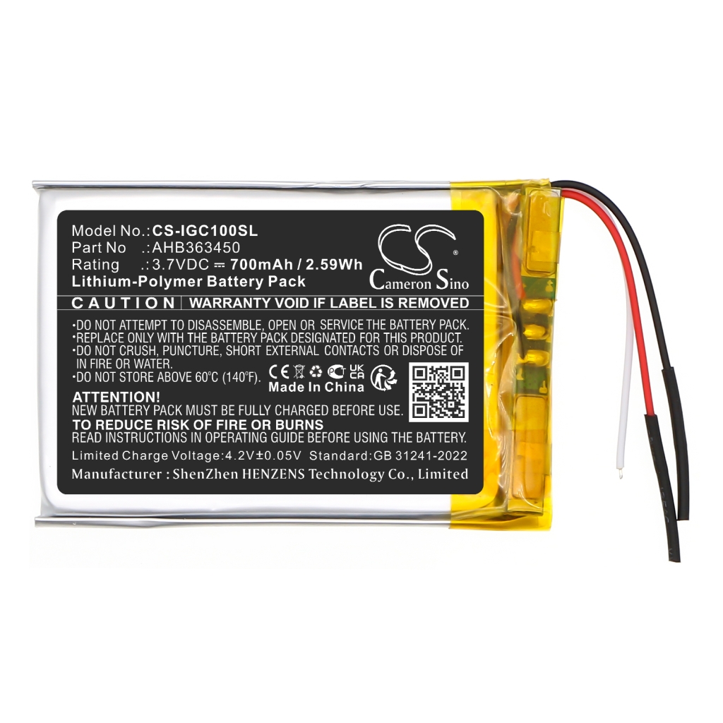 GPS, Batterie de navigation Igpsport CS-IGC100SL