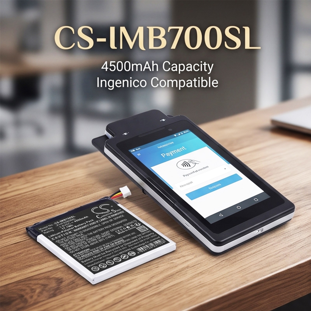 Batterie compatible avec Ingenico CS-IMB700SL