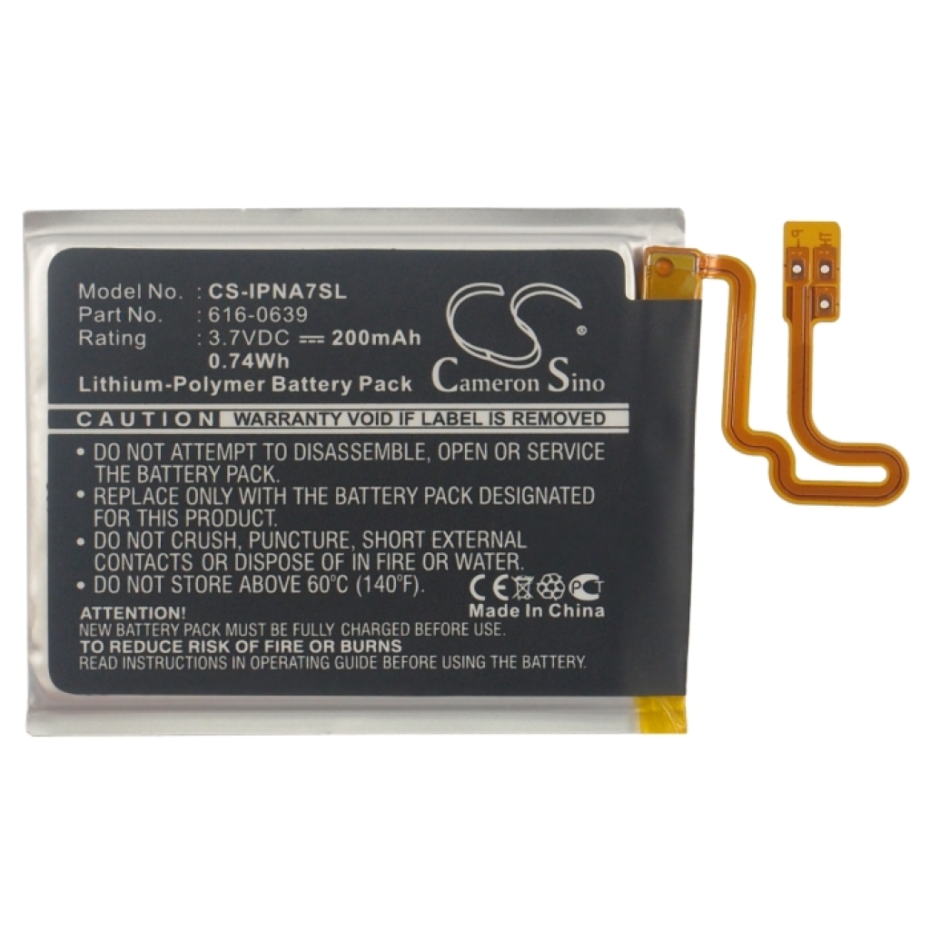 MP3, MP4, MP4, PMP Batterie Apple CS-IPNA7SL