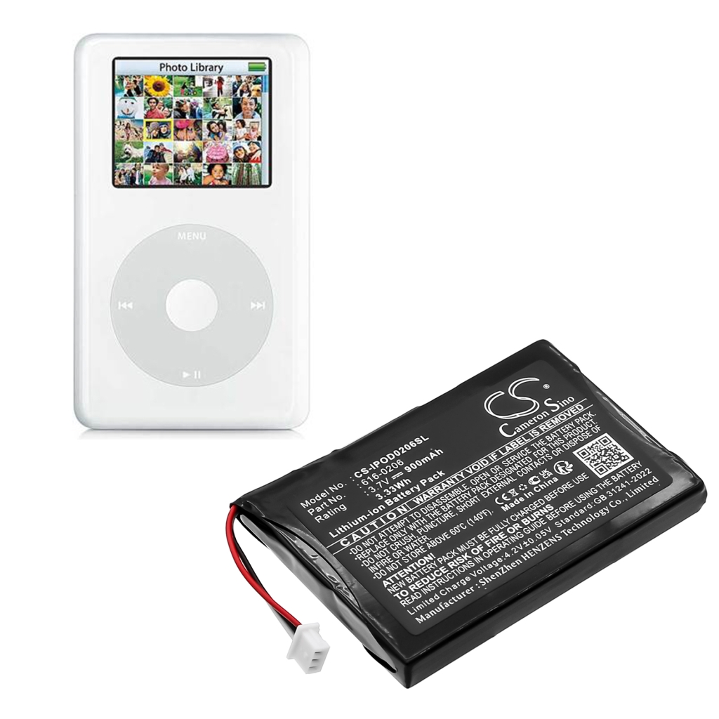 MP3, MP4, PMP Battery Apple Photo 60GB M9586