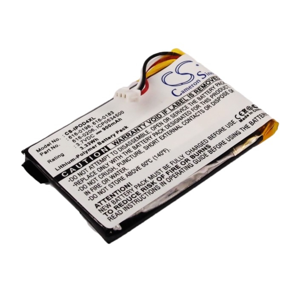 MP3, MP4, MP4, PMP Batterie Apple CS-IPOD4XL
