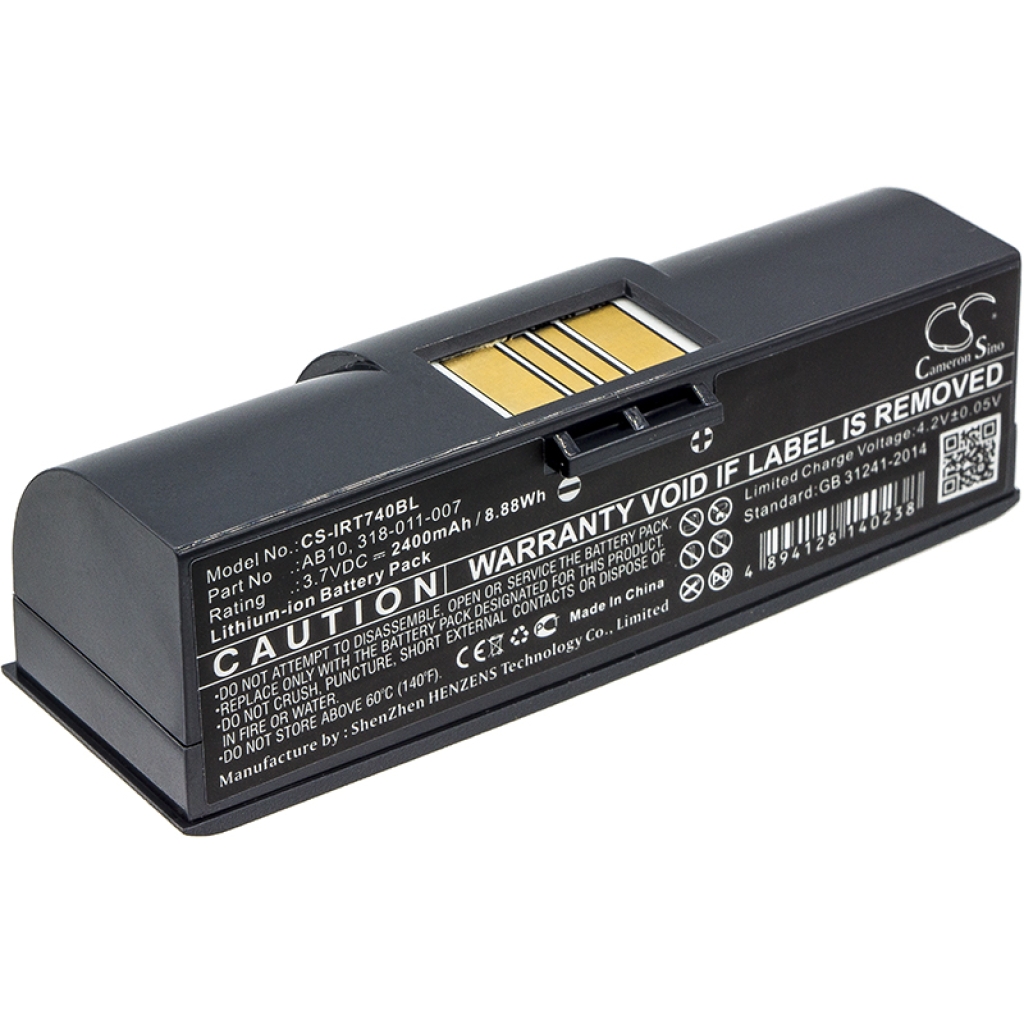 Code à barres, Scanner Batterie du scanner Intermec CS-IRT740BL