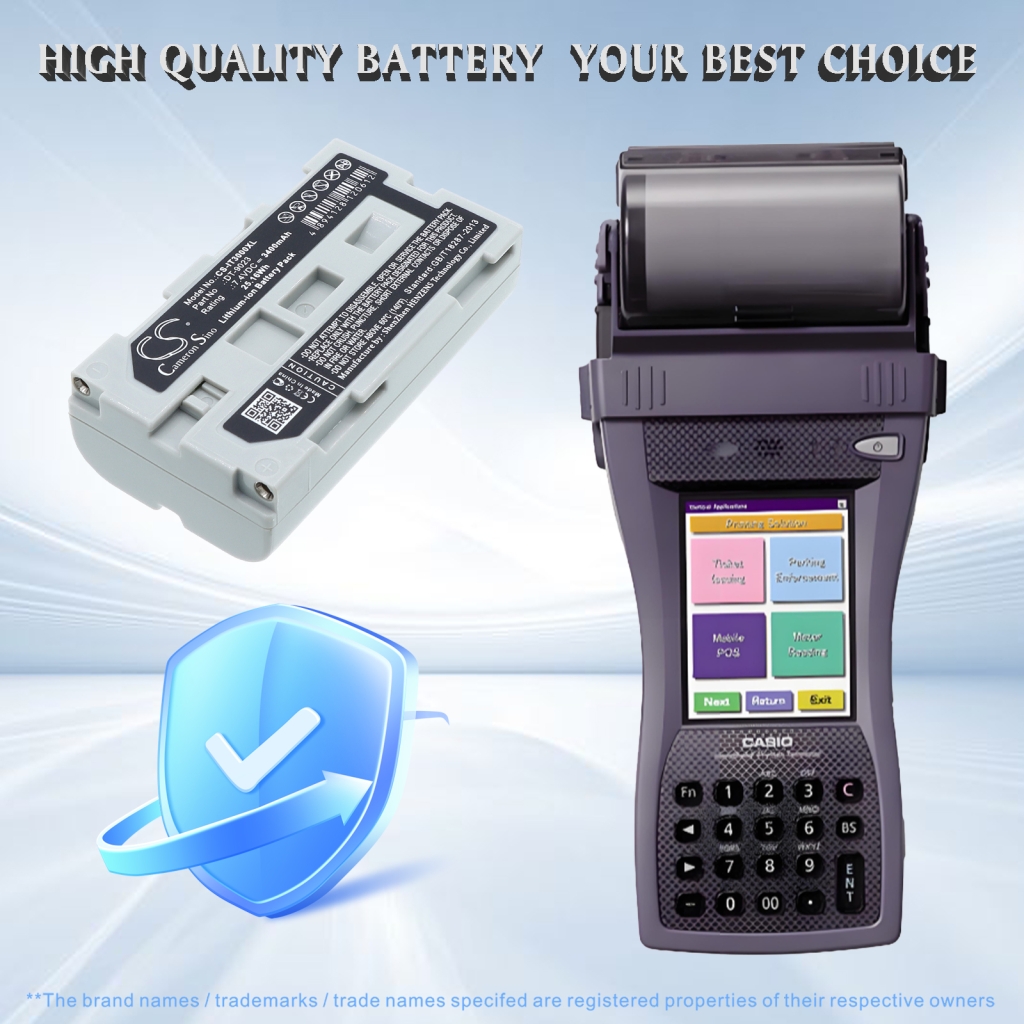Battery compatible with Casio EPSON CS-IT3000XL