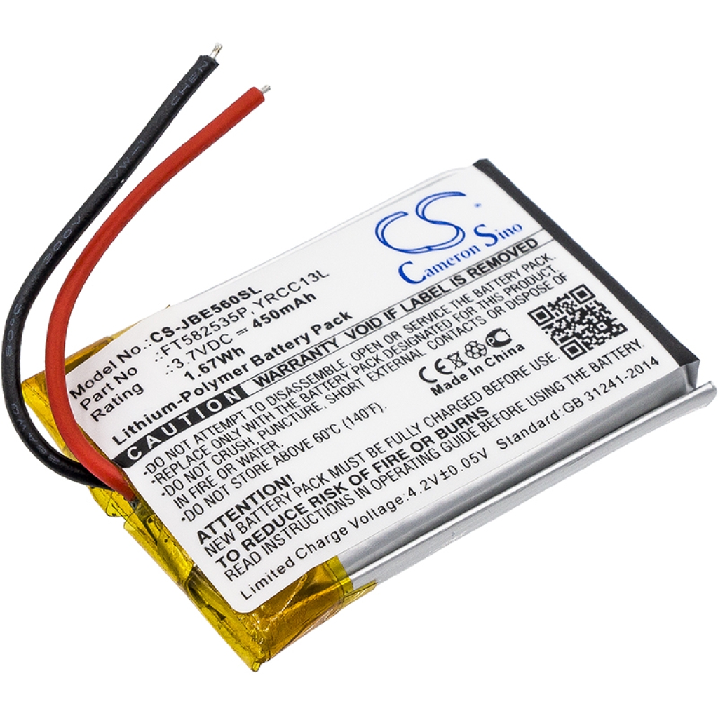 Batterie de casque d'écoute sans fil Jbl CS-JBE560SL