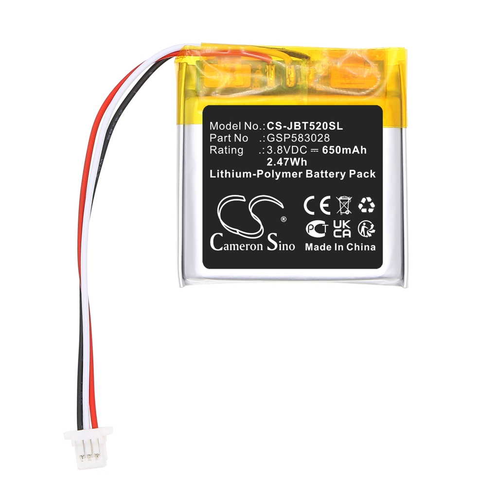 Batterie de casque d'écoute sans fil Jbl CS-JBT520SL