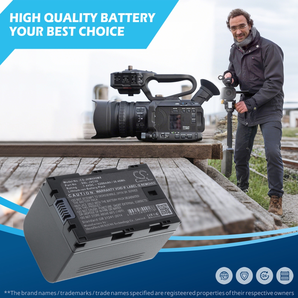 Batterie compatible avec JVC CS-JHM600MX