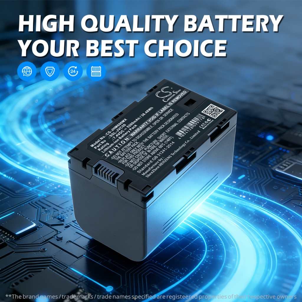Batterie compatible avec JVC CS-JHM600MX
