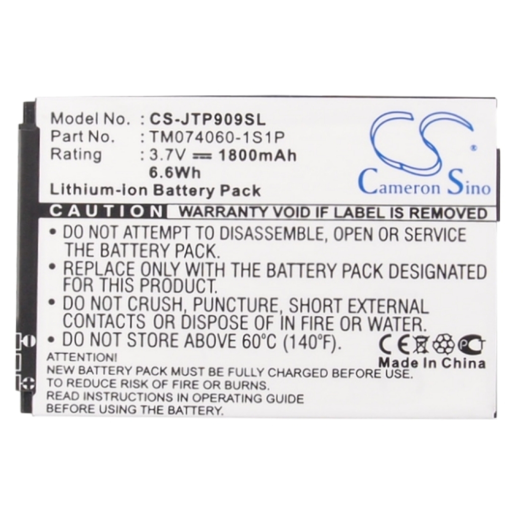 Batterie de téléphone portable JCB CS-JTP909SL