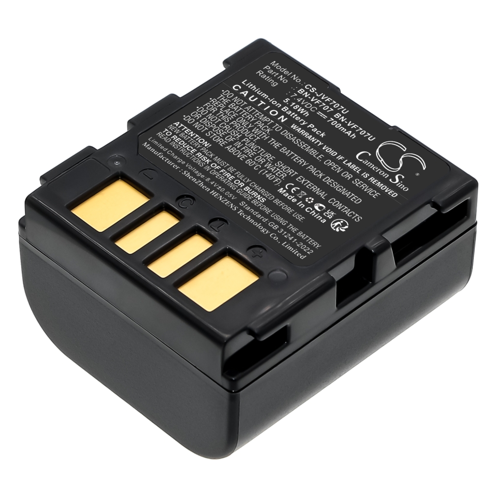 Remplacement de batterie compatible pour JVC BN-VF707,BN-VF707U,BN-VF707US,LY34647-002B