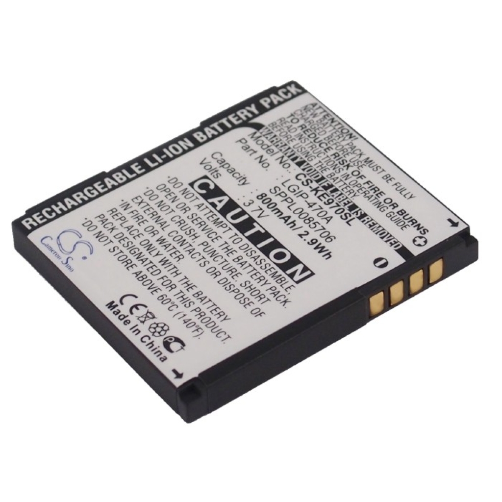 Batterie de téléphone portable LG CS-KE970SL