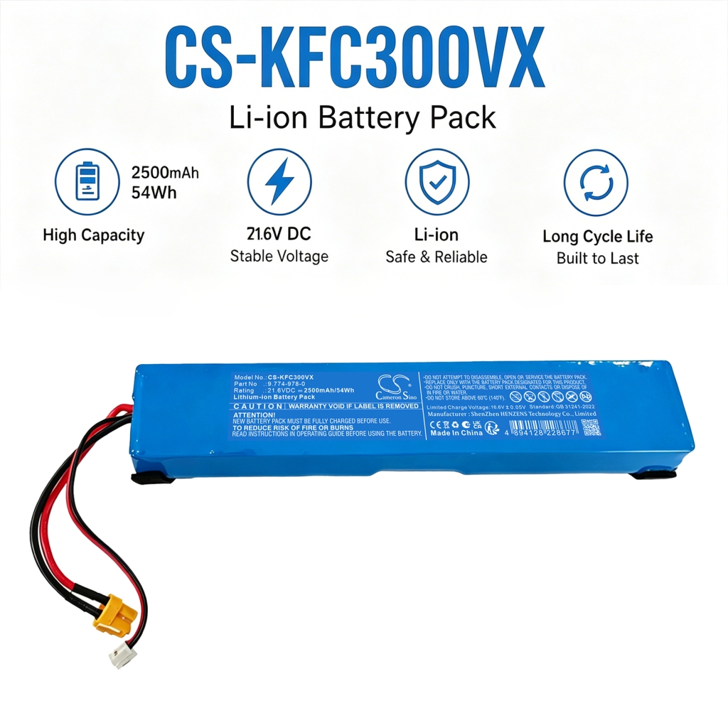 Batterie compatible avec Karcher CS-KFC300VX