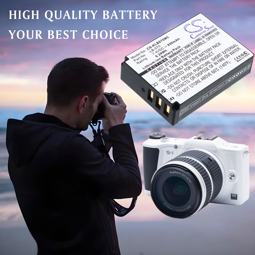 Batterie compatible avec KODAK CS-KLB070MC