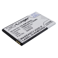 Compatible battery replacement for Kazam KAX10,KAX10MXJAK038738,KAX40