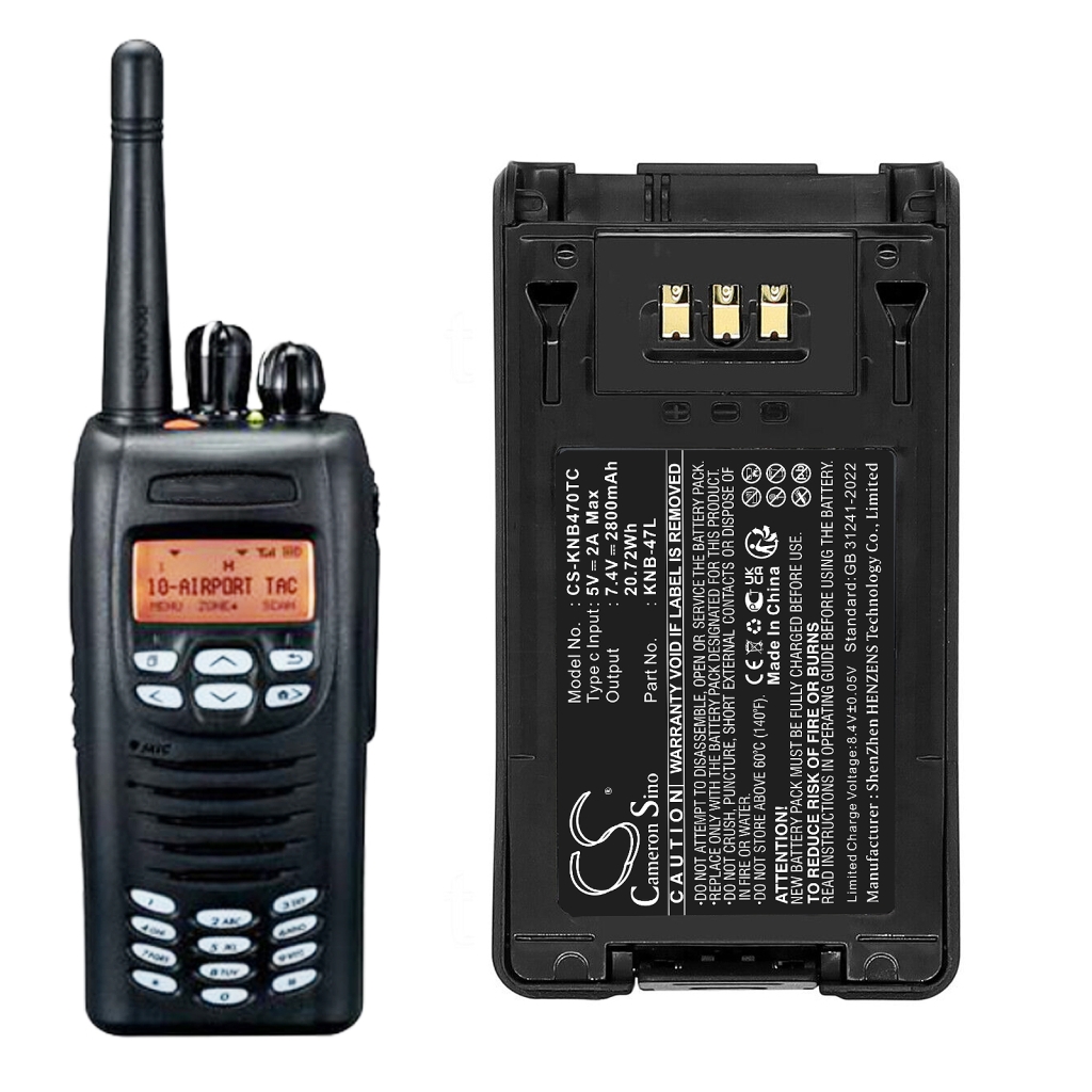 Battery Replaces KNB-47L