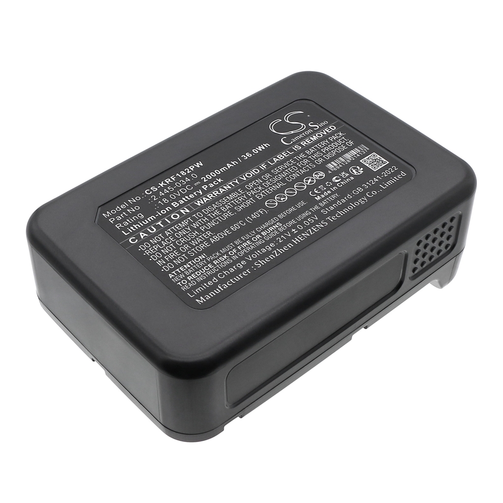 Batteries Remplace 2.445-034.0