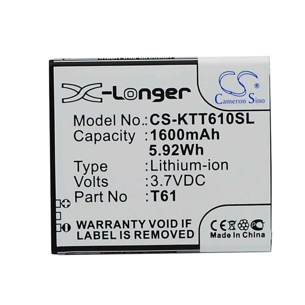 Batterie compatible avec K-Touch CS-KTT610SL