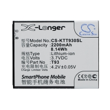 Remplacement de batterie compatible pour K-Touch T93