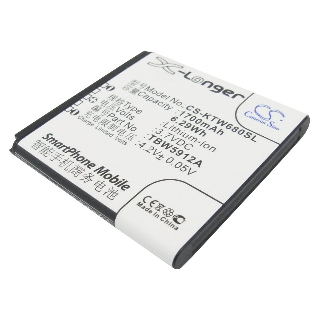 Batterie de téléphone portable K-Touch W608