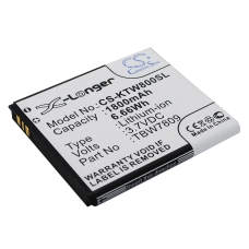 Remplacement de batterie compatible pour K-Touch TBW7809