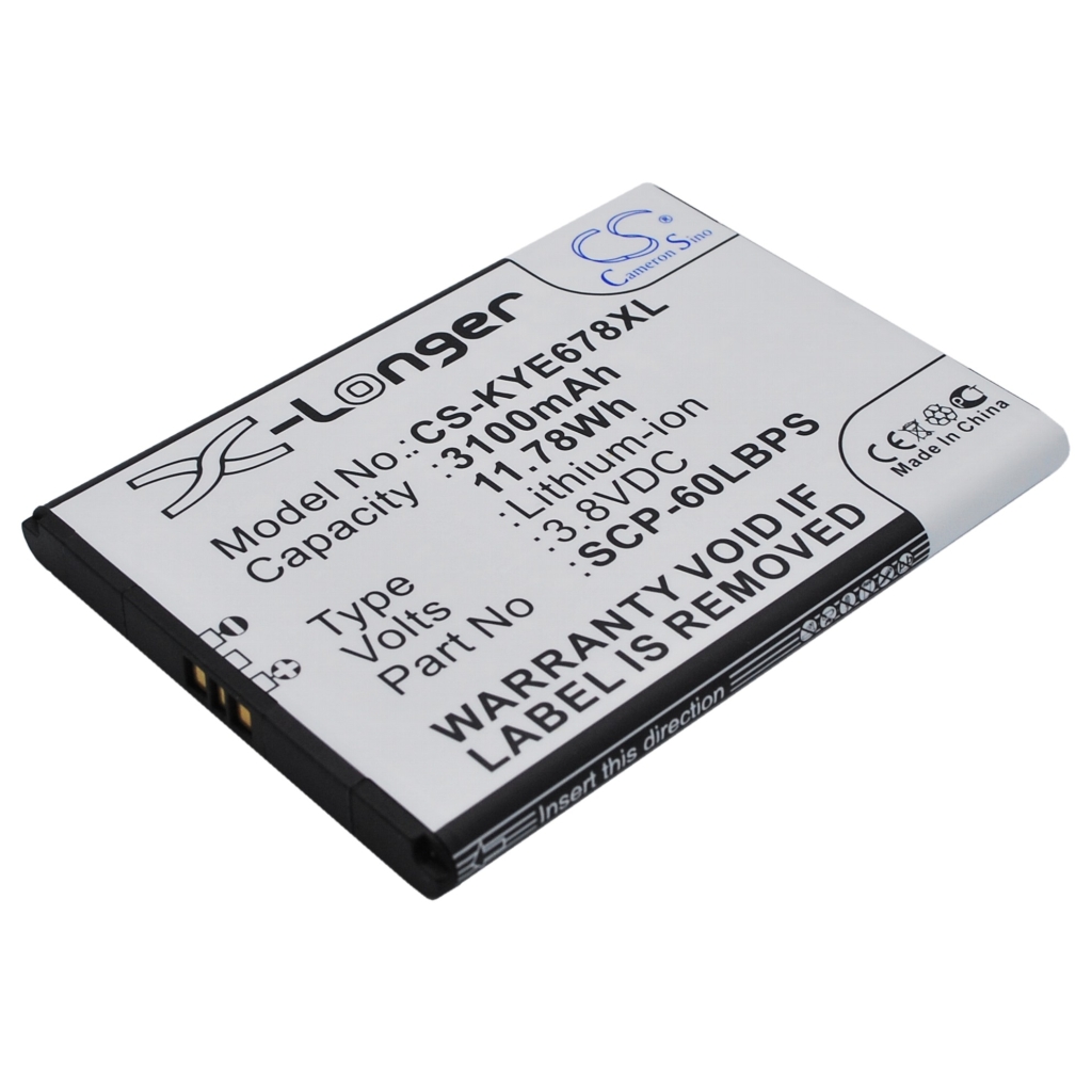 Batterie de téléphone portable Kyocera CS-KYE678XL