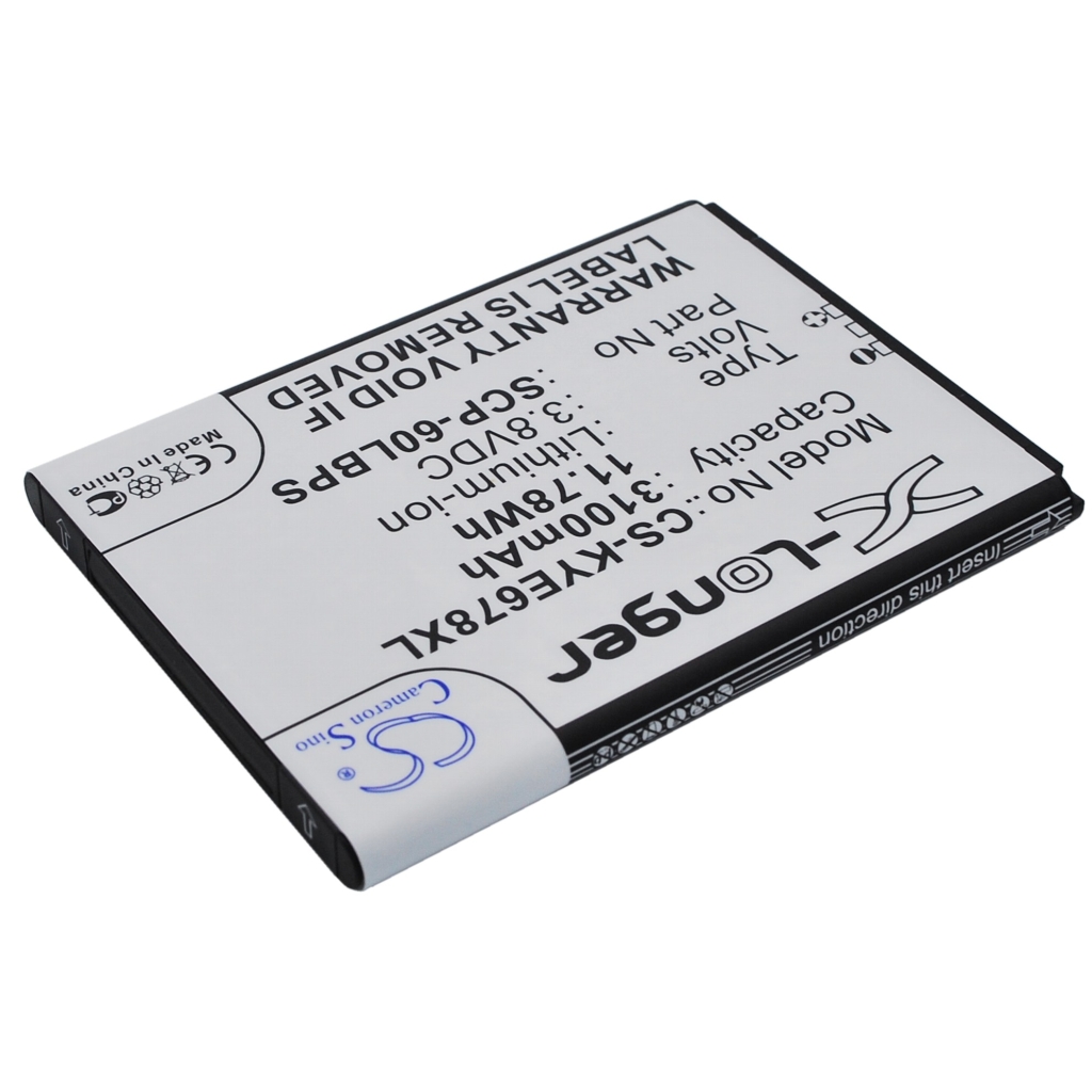 Batterie de téléphone portable Kyocera CS-KYE678XL